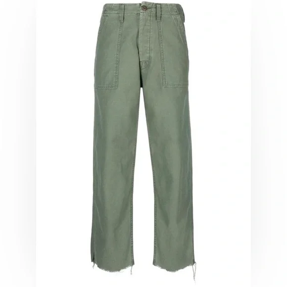 NWOT Mother The Patch Pocket Private Ankle High-waisted Cargo Pants Sz 25 - Picture 3 of 12